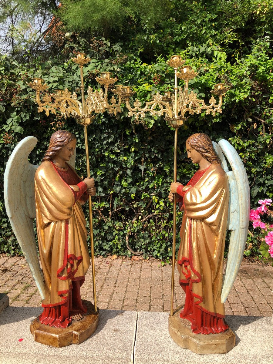 Pair D Angels Ceroferaires-photo-5