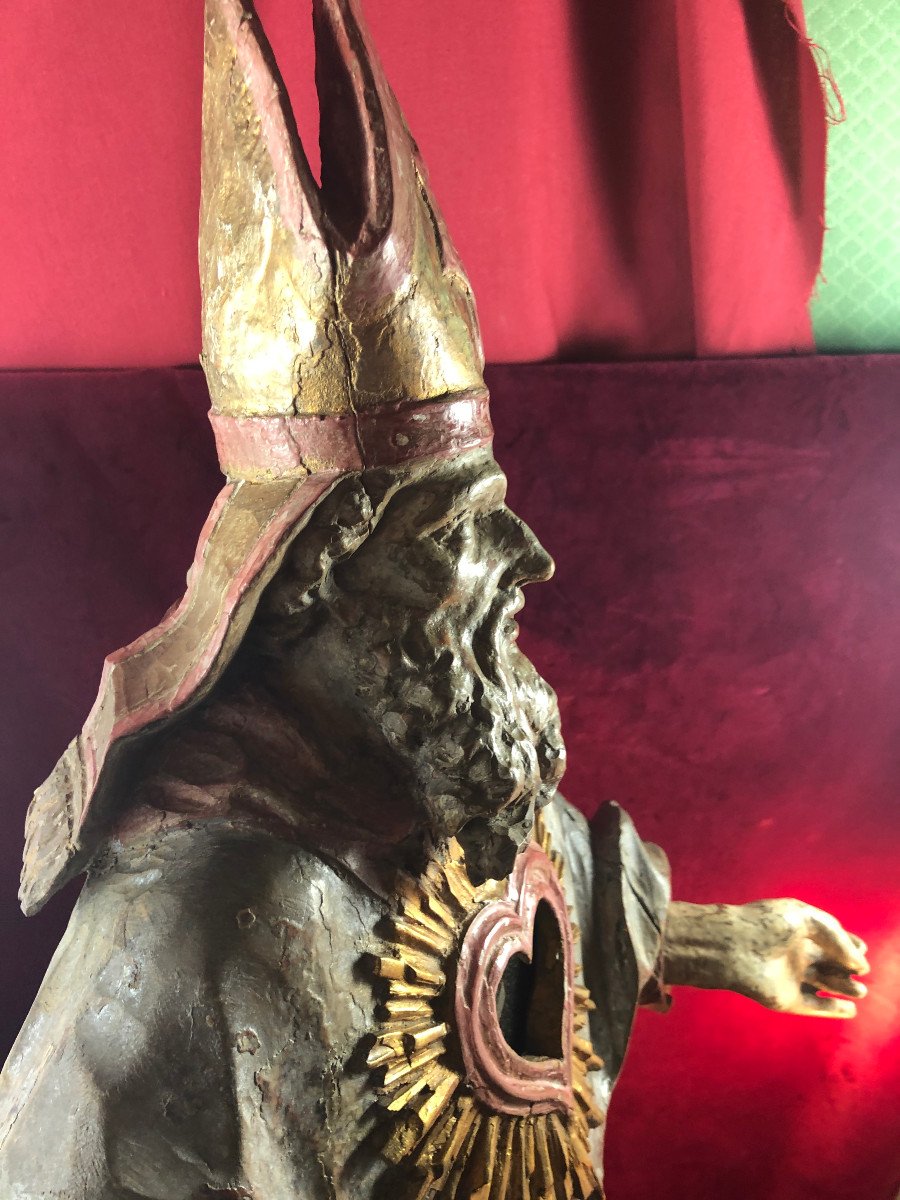 Saint Leon Reliquary Statue-photo-3