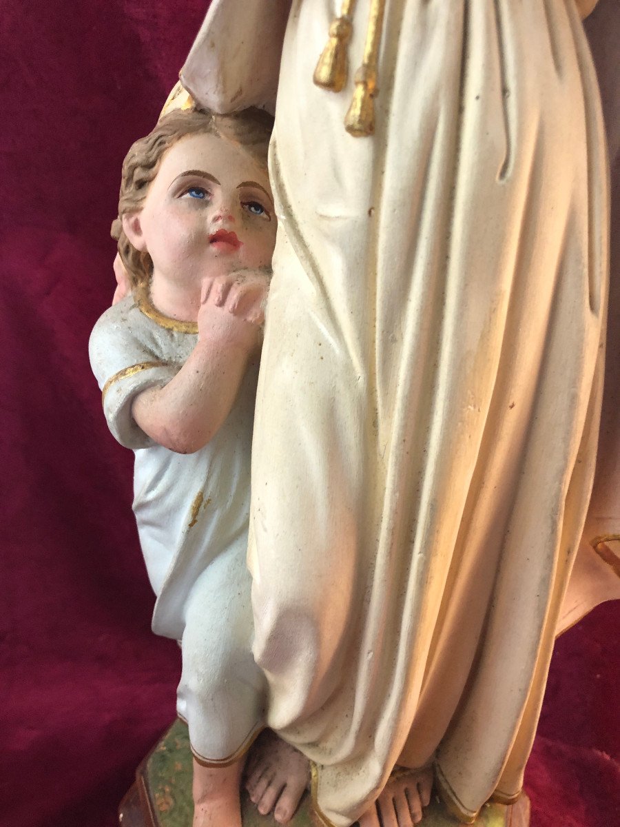 Guardian Angel And Child Statue-photo-3