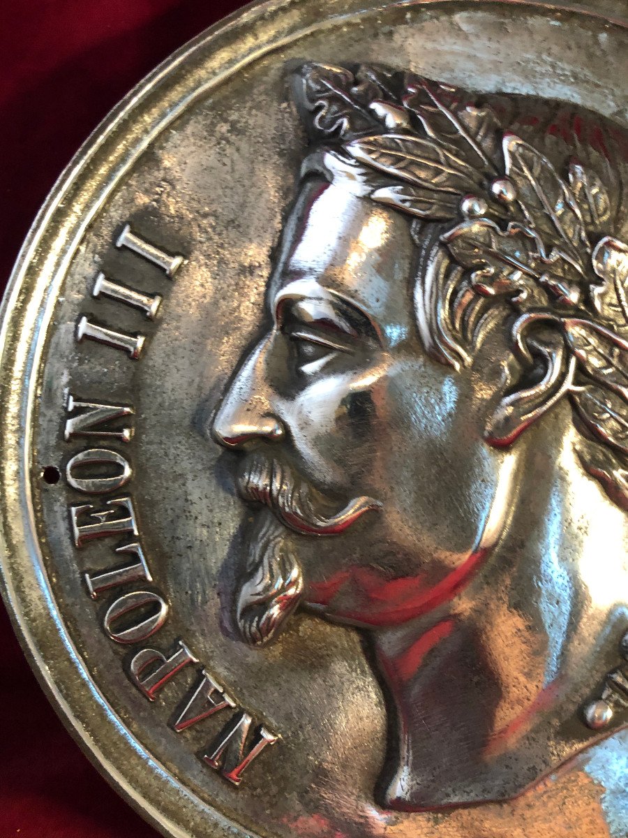 Medallion Napoleon III Emperor-photo-3