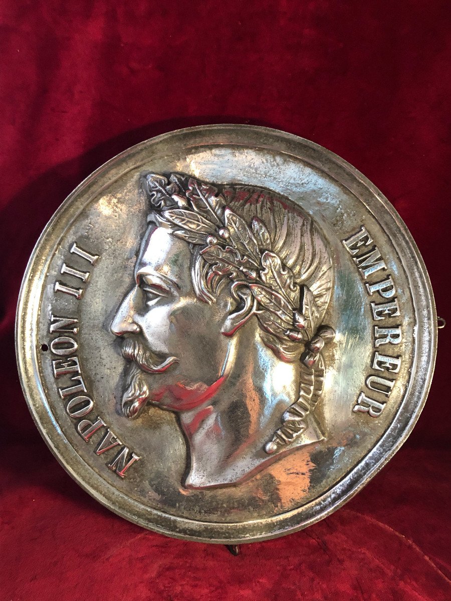 Medallion Napoleon III Emperor
