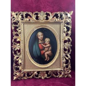 Tableau Vierge A L Enfant Florence 