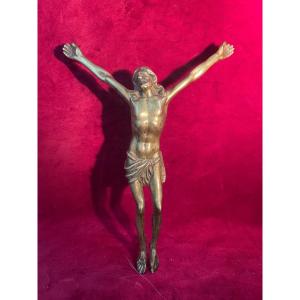 Christ En Bronze Du 15 Eme Siecle