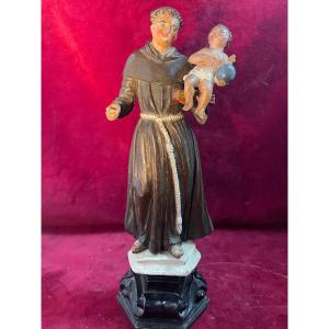 Saint Antoine de Padoue Statuette Bois