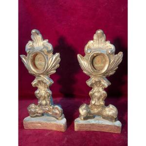 Italian Reliquary Venice XVIII Eme Pair