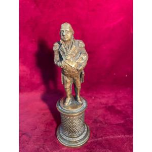 Louis XVIII Statuette Bronze
