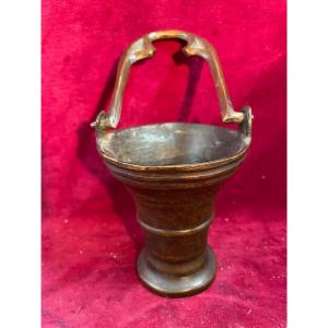 Benite Water Bucket In Old Bronze