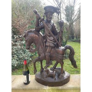 Saint Martin On Horseback Sharing His Cloak