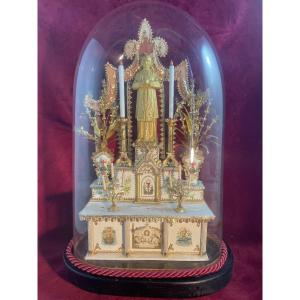 Devotional Altar Under Globe
