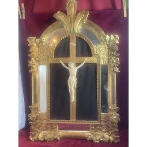 CHRIST D ALCOVE 18 EME SIECLE
