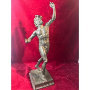 FAUNE DE POMPEI BRONZE GRAND TOUR