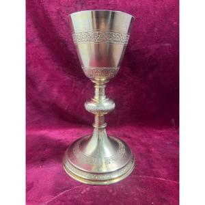 Vermeil Silver Chalice