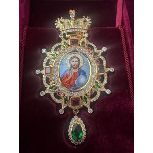 Encolpion: Jesus Blessing The Orb