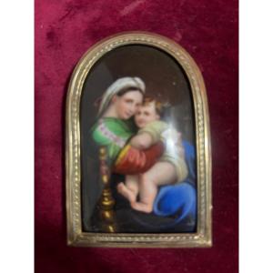 Painted Porcelain Plate, Raphael