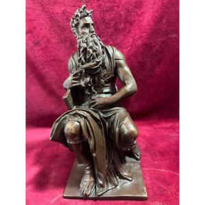 Bronze Statue Of Moses By Michelangelo