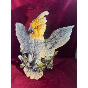 Choisy-le-roi Cockatoos Barbotine Planter