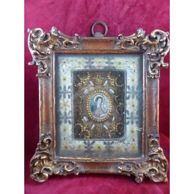 Reliquary Paperolles Sainte Claire 18 Eme Siecle