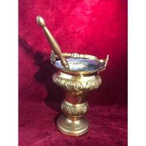 Holy Water Bucket And Its Brush