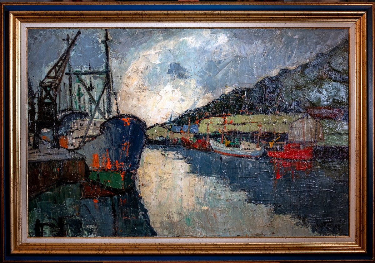 Lionel Vergetas (1882-?) - Port Mouth