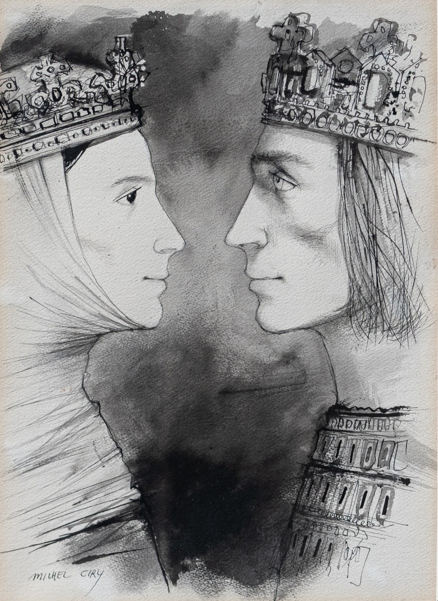 Michel CIRY (1919-2018) - Le couple impérial-photo-2