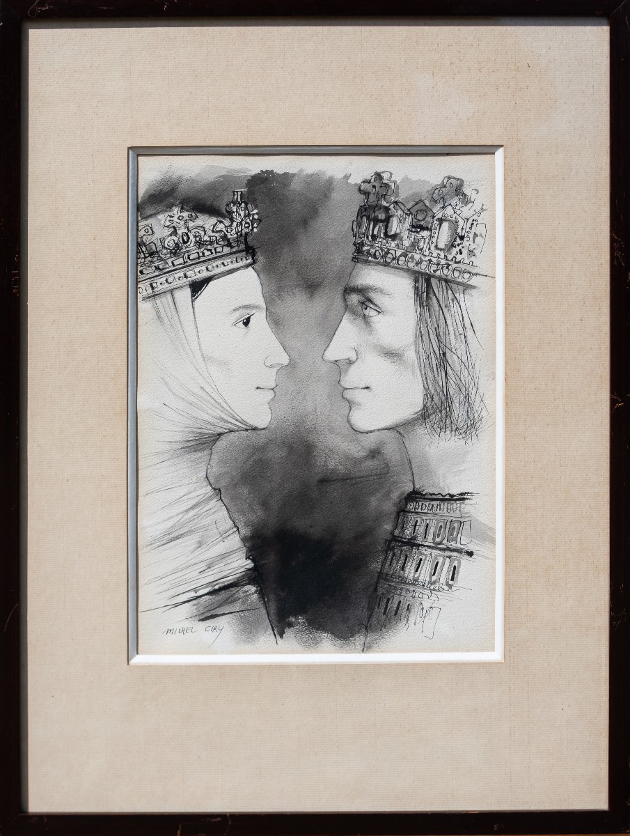 Michel CIRY (1919-2018) - Le couple impérial