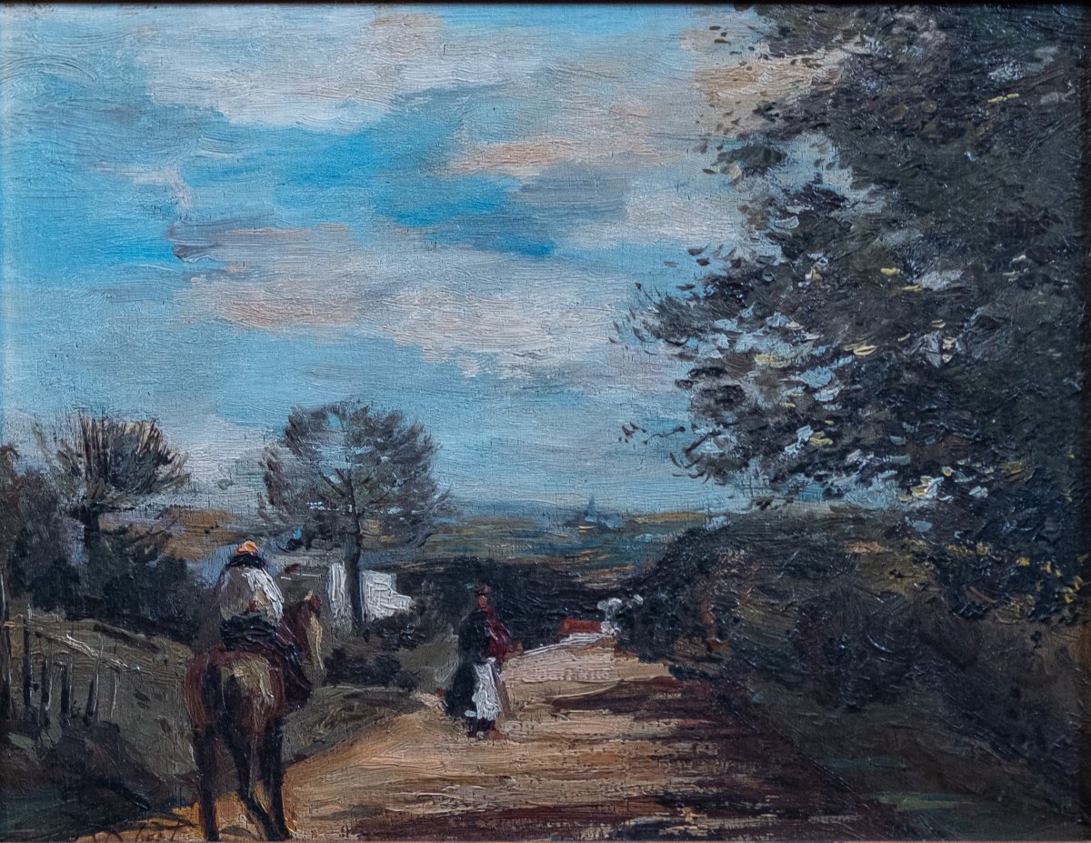 Paul Flaubert (1928-1994) - On The Way To The City -photo-3