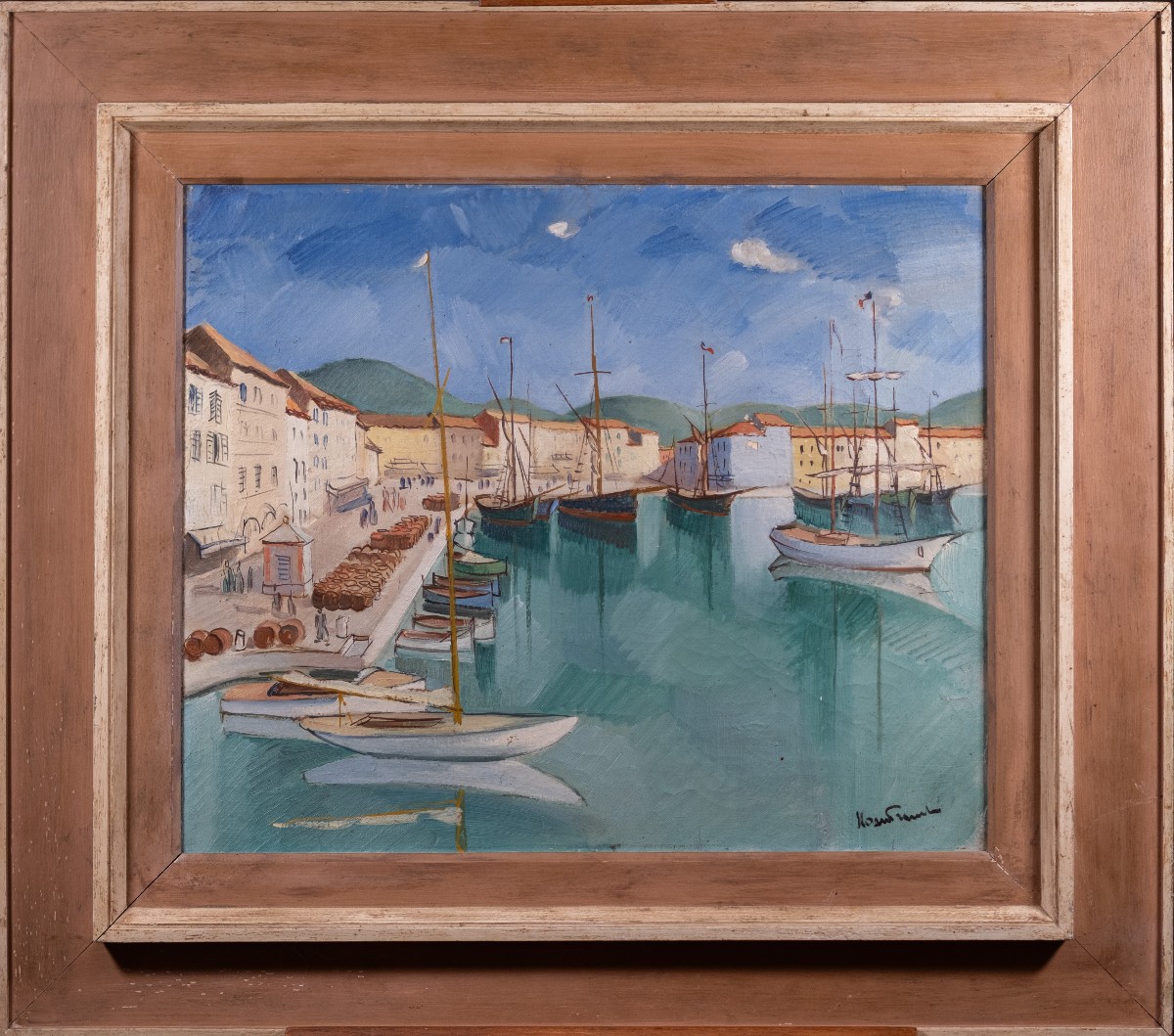Franck SLOAN ( 1900-1984) - Port du Midi
