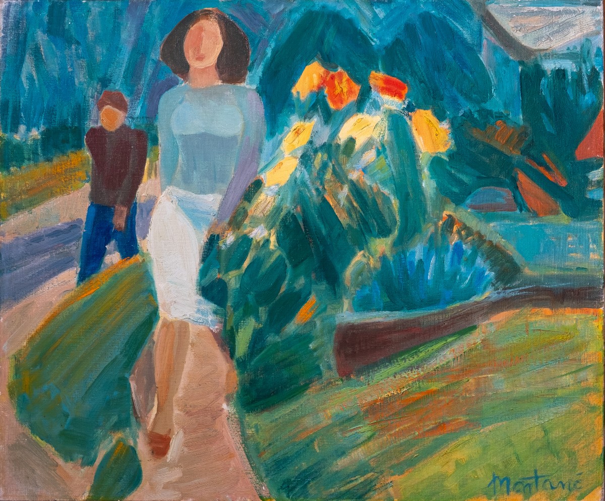 Roger Montané (1916-2002) - The Promenade 