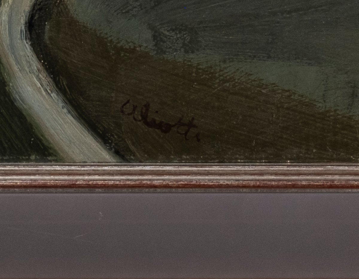 Claude Aliotti ( 1925-1989) - Une Vue de Montmartre -photo-3