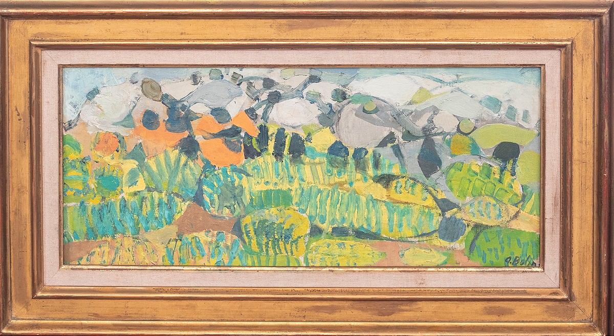 Gustav Bolin (1920-1999) - Les Alpilles-photo-2