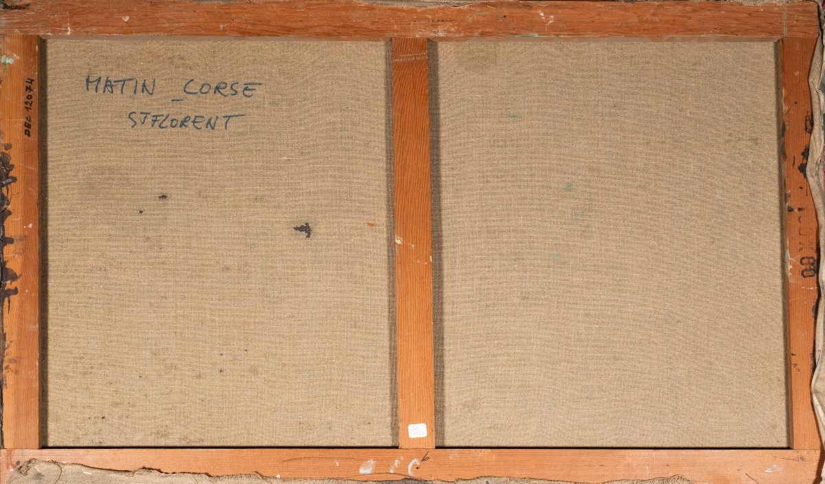 Michel de Alvis (1933- ) - Matin Corse, Saint Florent -photo-2