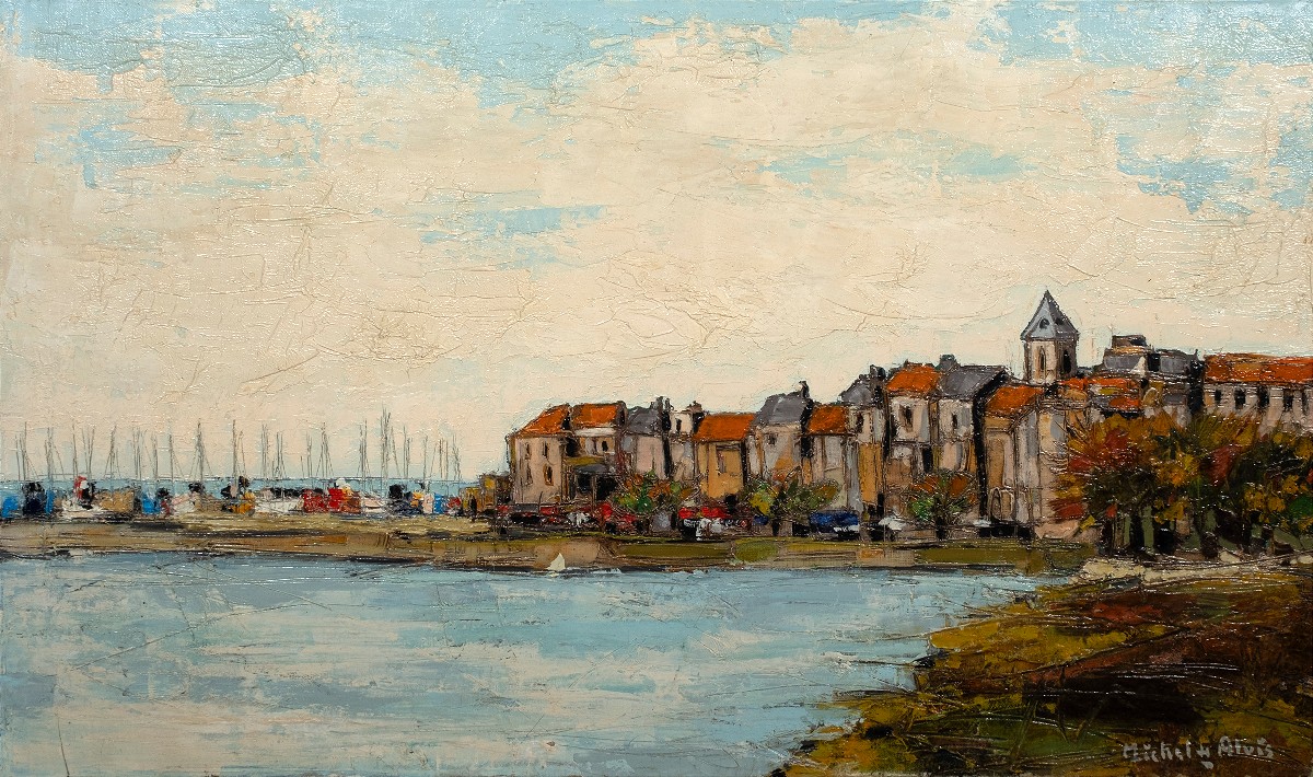 Michel de Alvis (1933- ) - Matin Corse, Saint Florent 