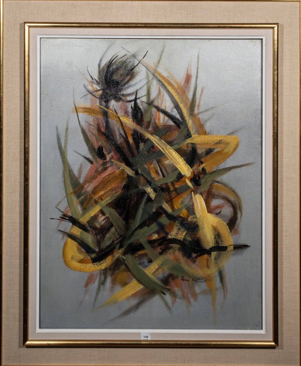 Jean Bréant (1922-1984) - Roseaux et chardons -photo-2