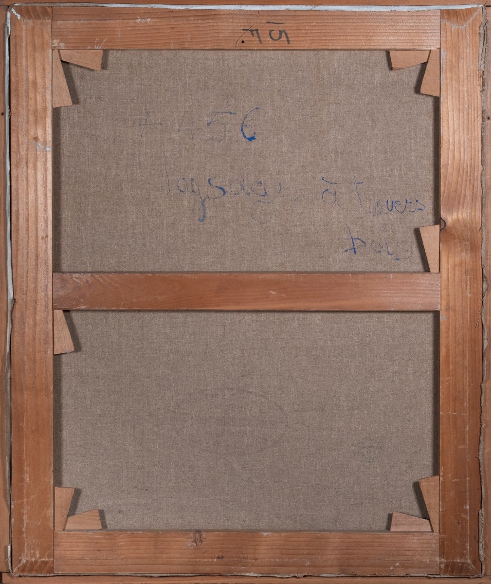 Michel Patrix (1917-1973) - Paysage à travers bois-photo-2