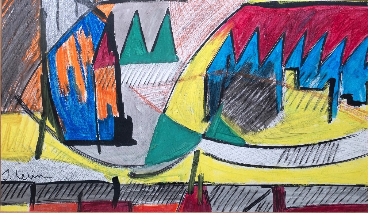 Joseph Levin ( 1894-1977) - Abstract Composition