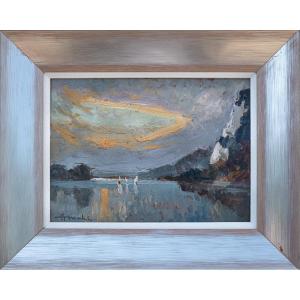 Albert Malet (1905-1986) - Bateaux sur la Seine
