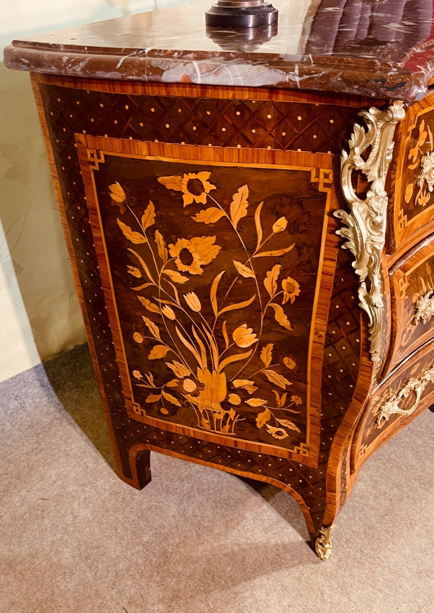 Commode A La Regence , Époque XVIIIe -photo-4