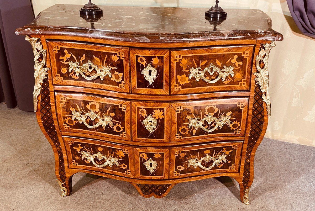 Commode A La Regence , Époque XVIIIe 