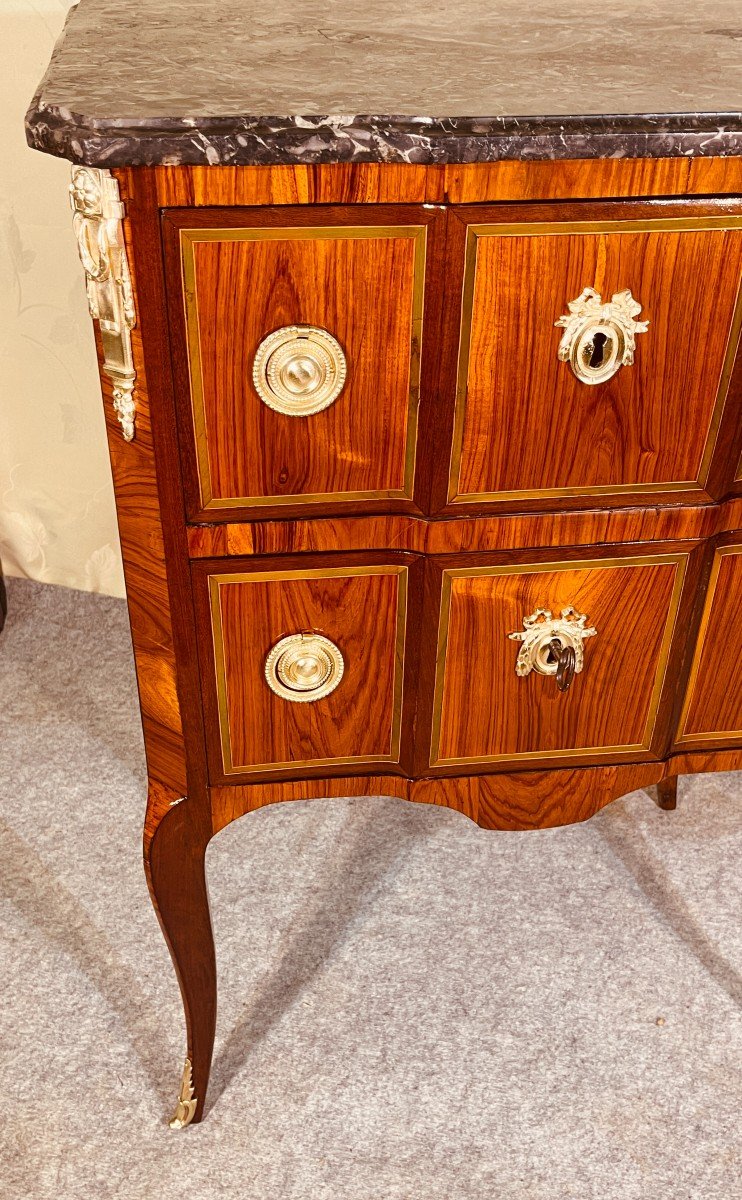 Small Transition Commode, Eighteenth Century Period-photo-8