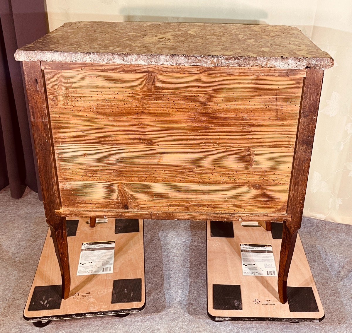 Transition Chest Of Drawers, Eighteenth Century Period-photo-4