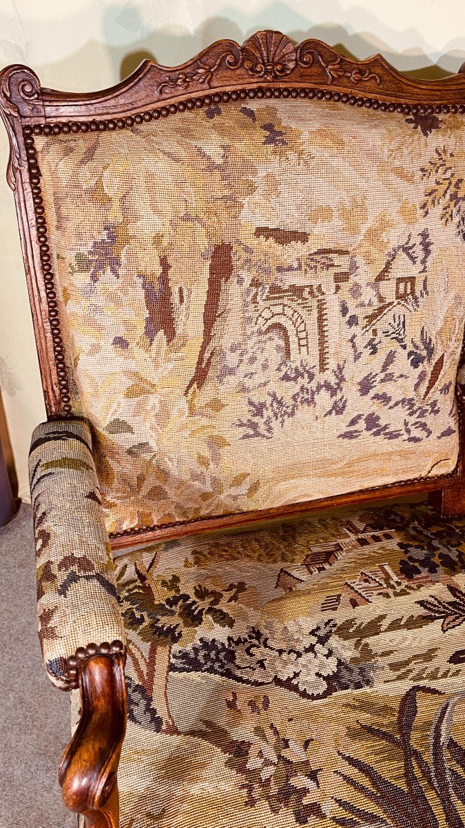 Fauteuil Louis XIV , REGENCE , Epoque XVIIIe Siècle-photo-6