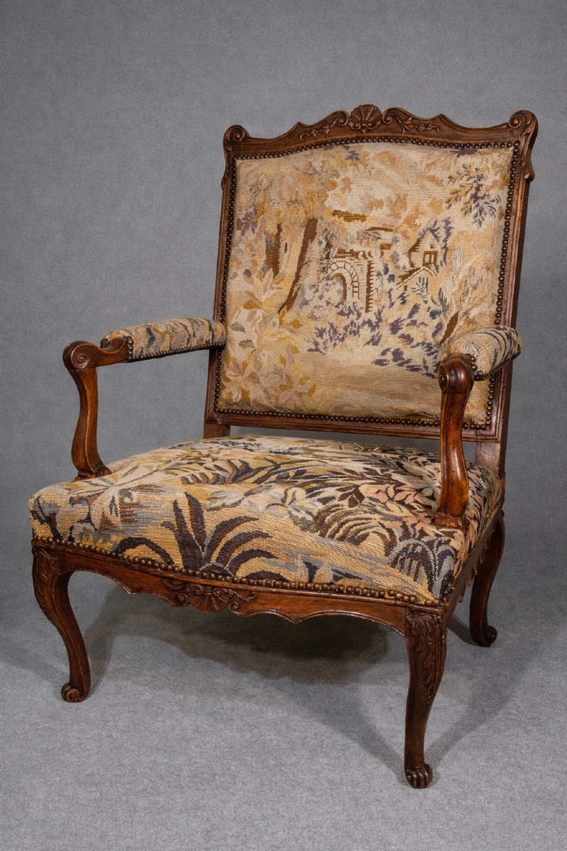 Louis XIV Armchair, Regence, Eighteenth Century Period