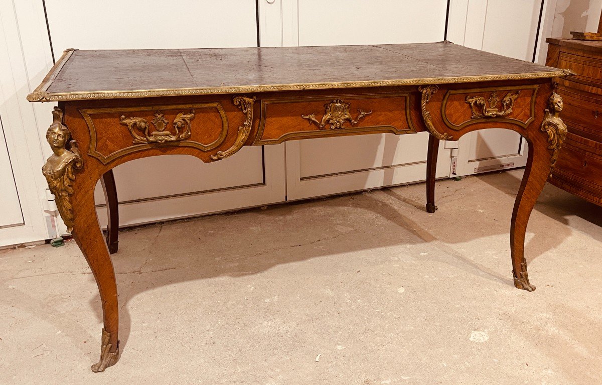 Louis XV Desk With Espagnolettes, Nineteenth Time-photo-7