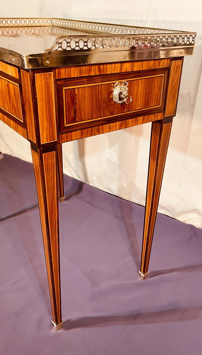 Table De Salon Estampillée Georges JACOB ( 1739-1814 ) -photo-4