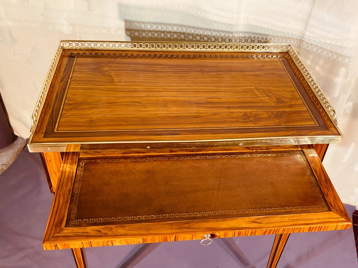 Table De Salon Estampillée Georges JACOB ( 1739-1814 ) -photo-1