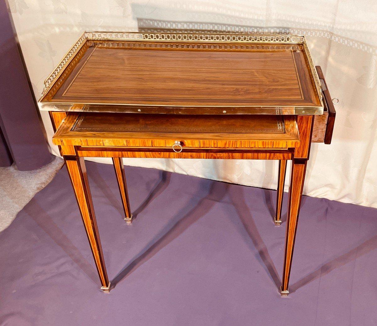 Table De Salon Estampillée Georges JACOB ( 1739-1814 ) -photo-2