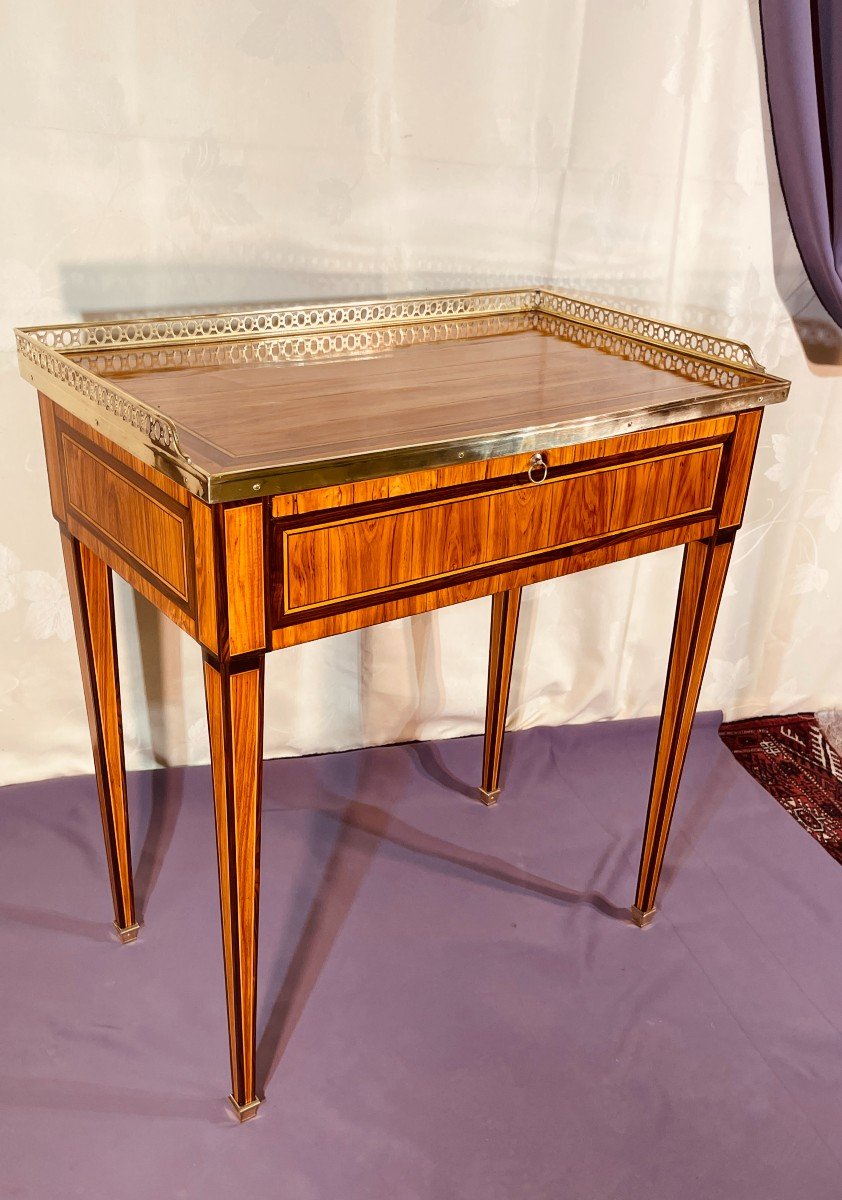 Table De Salon Estampillée Georges JACOB ( 1739-1814 ) -photo-4