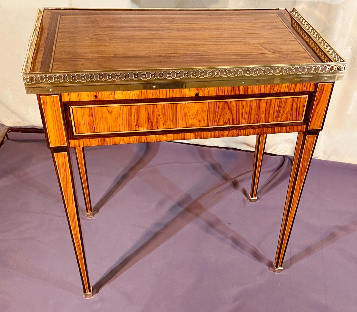 Table De Salon Estampillée Georges JACOB ( 1739-1814 ) -photo-5