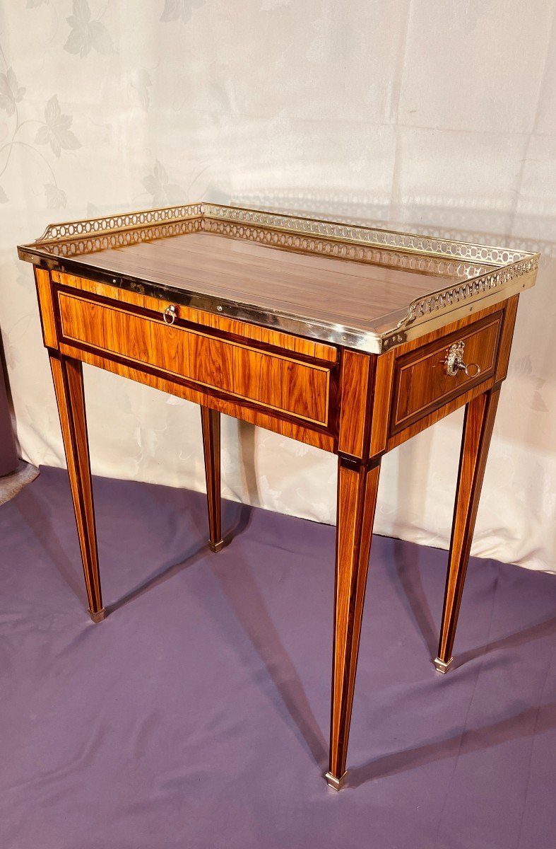 Table De Salon Estampillée Georges JACOB ( 1739-1814 ) -photo-7