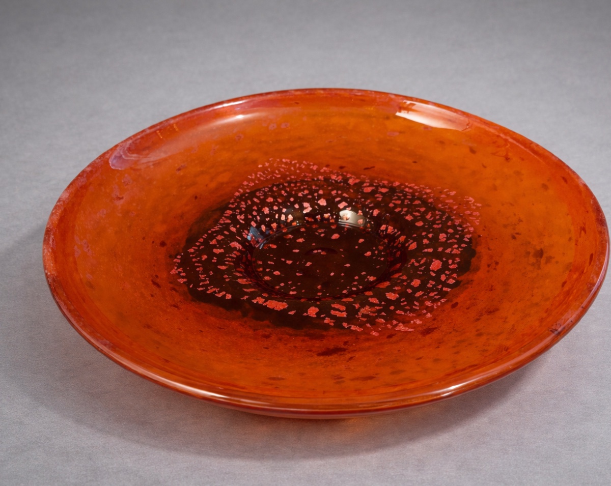 Glass Paste Cup Signed Schneider (1913-1981)